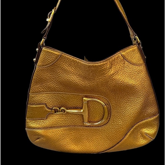 Gold Gucci Horsebit - Picture 1 of 7